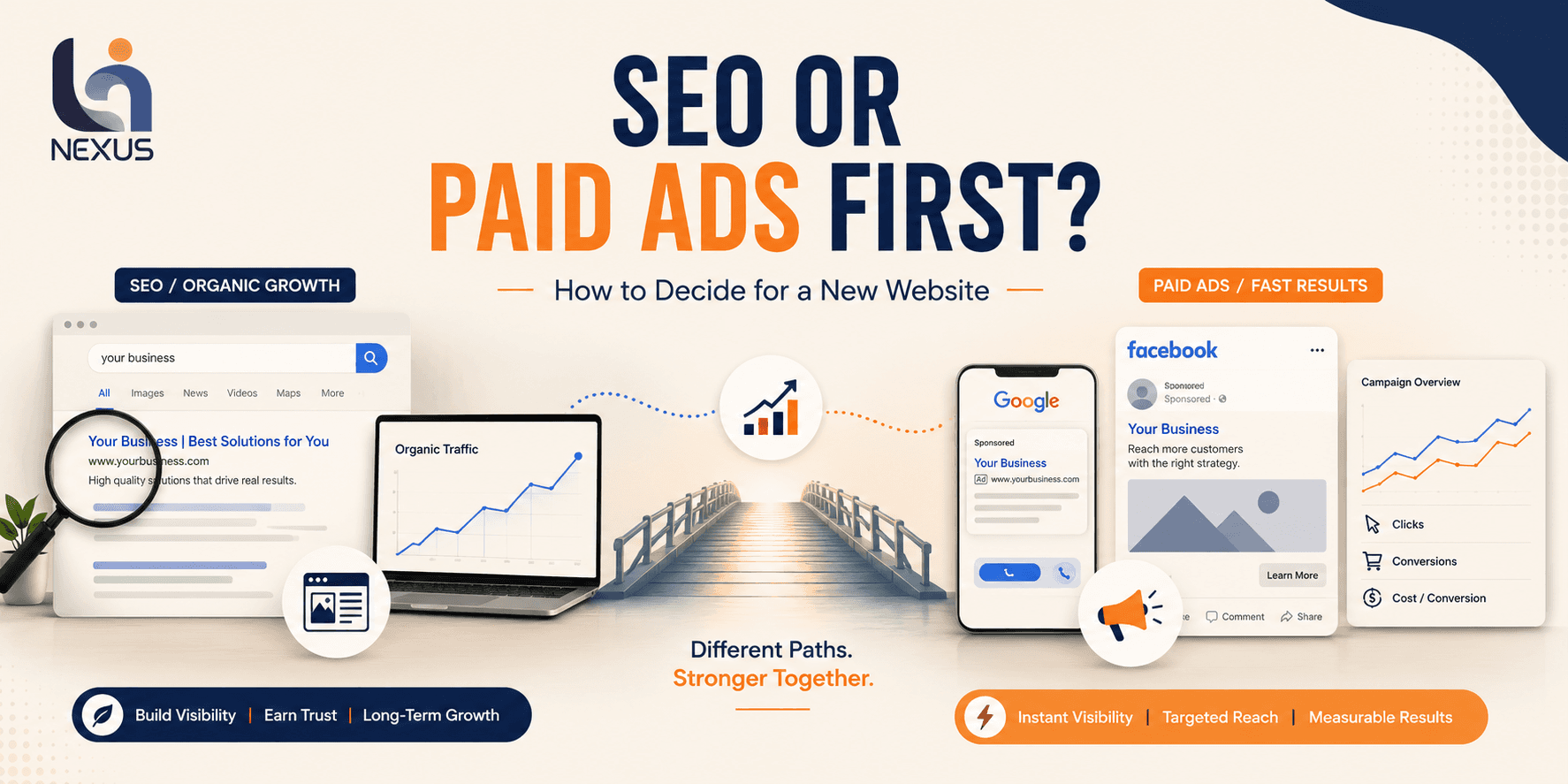 SEO or Paid Ads First? How to Decide for a New Website